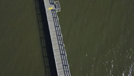 Long-Jetty-Of-Coliseum-Pier-In-Biloxi,-Mississippi,-USA