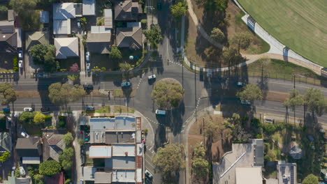 Multiple-vehicles-moving-through-suburban-neighborhood-as-a-know-area-for-cutting-traffic-on-major-road-ways