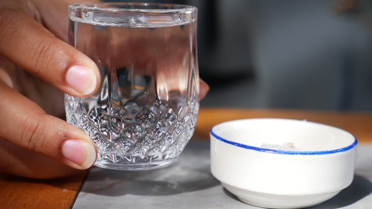 소금으로 된 보드카