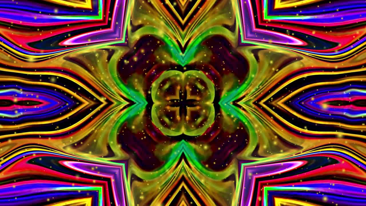 Abstract animation,Liquid background,Beautiful digital painting movie, Abstract background movie,Kaleidoscope Animation stock video.