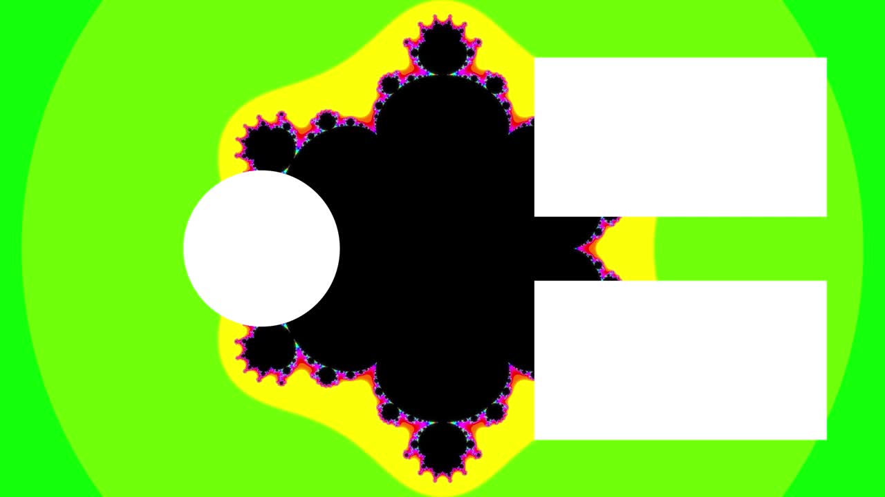 사이키델릭 플래시 엔드 카드 엔딩 스크린 모션 그래픽