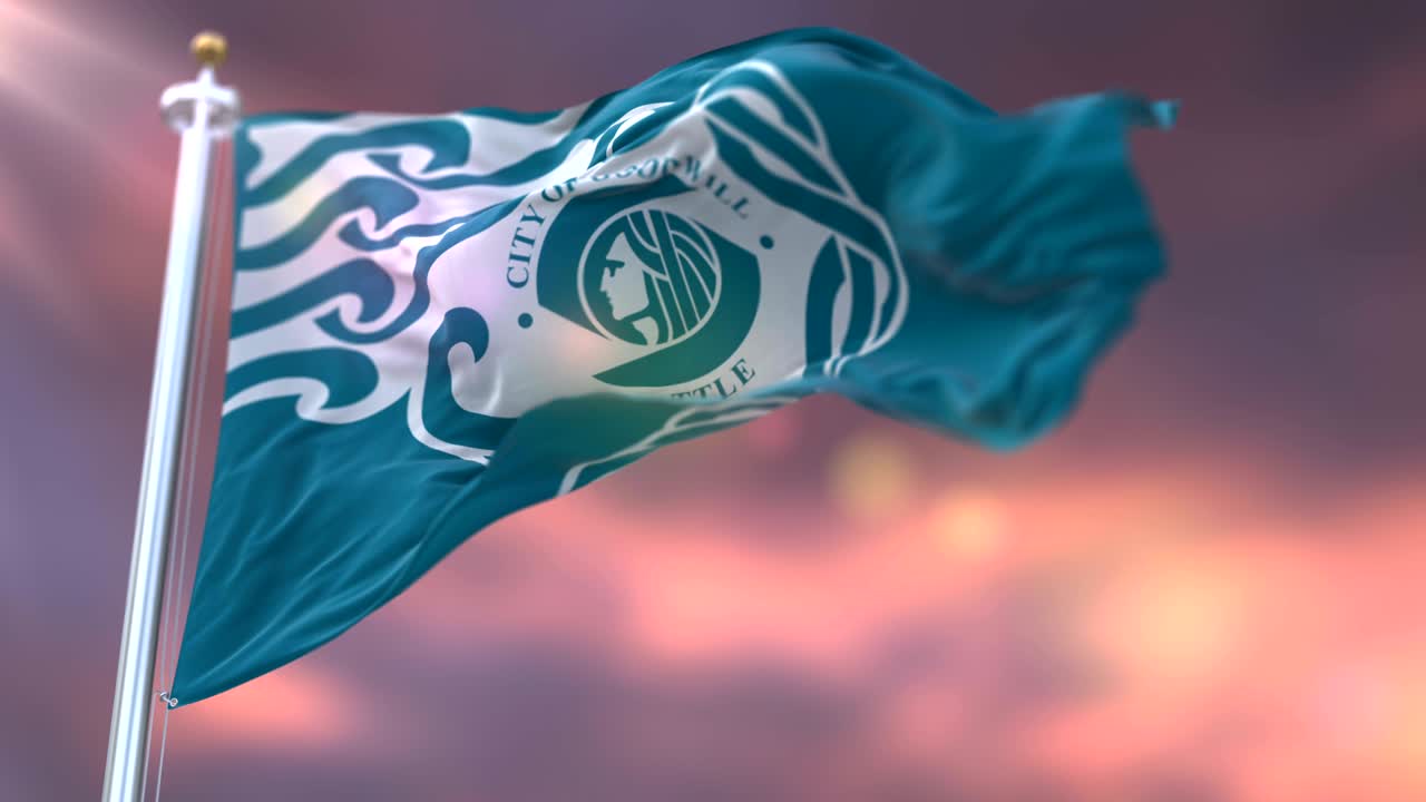 해가 지는 시 시애틀 시의 발, 미국 시 - 루프