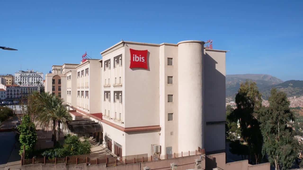 Ibis hotel and view from Bréche square, Constantine, Algeria