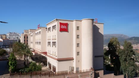 ibis hotel and view from bréche square, constantine, algeria