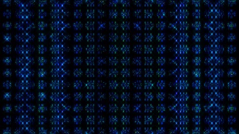 shining bright lines set wave motion, colorful, on black background
