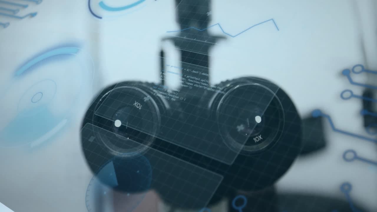 디지털 인터페이스의 애니메이션과 데이터 처리