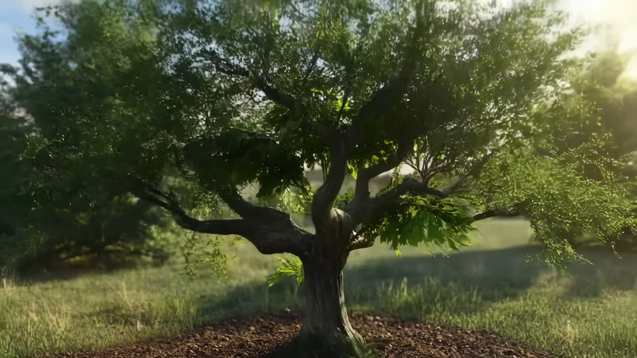 Plant Growth Progression: From Seedling to Young Tree