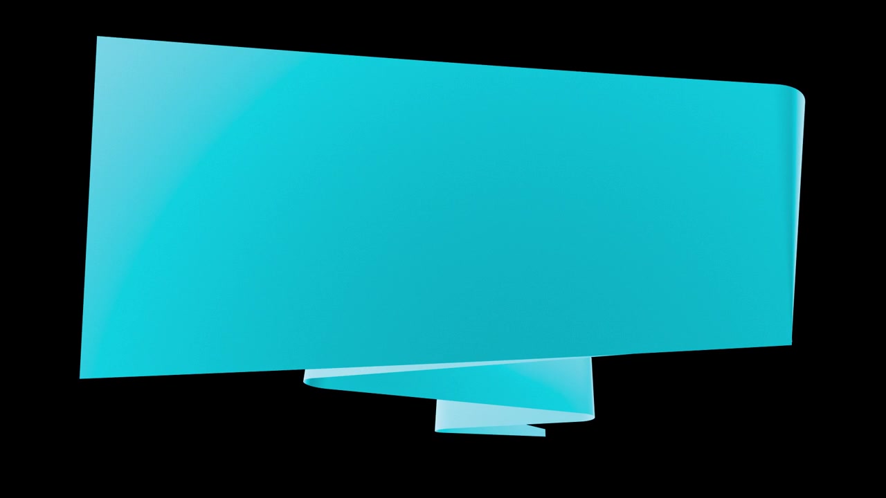 Light Blue Banner Graphic Design Elements