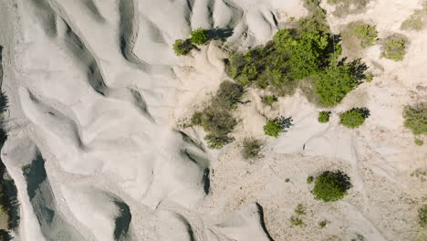 Impressive-Aerial-Top-View-Of-Istrian-Desert-Near-The-City-Of-Groznjan-Istria,-In-Croatia