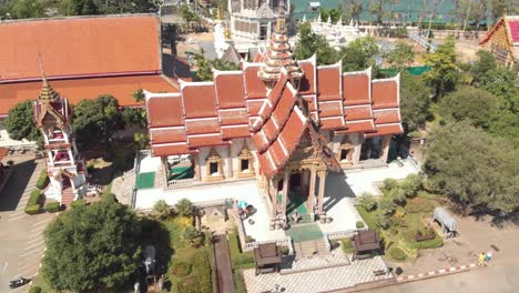 wat chalong, famous buddhist temple in phuket