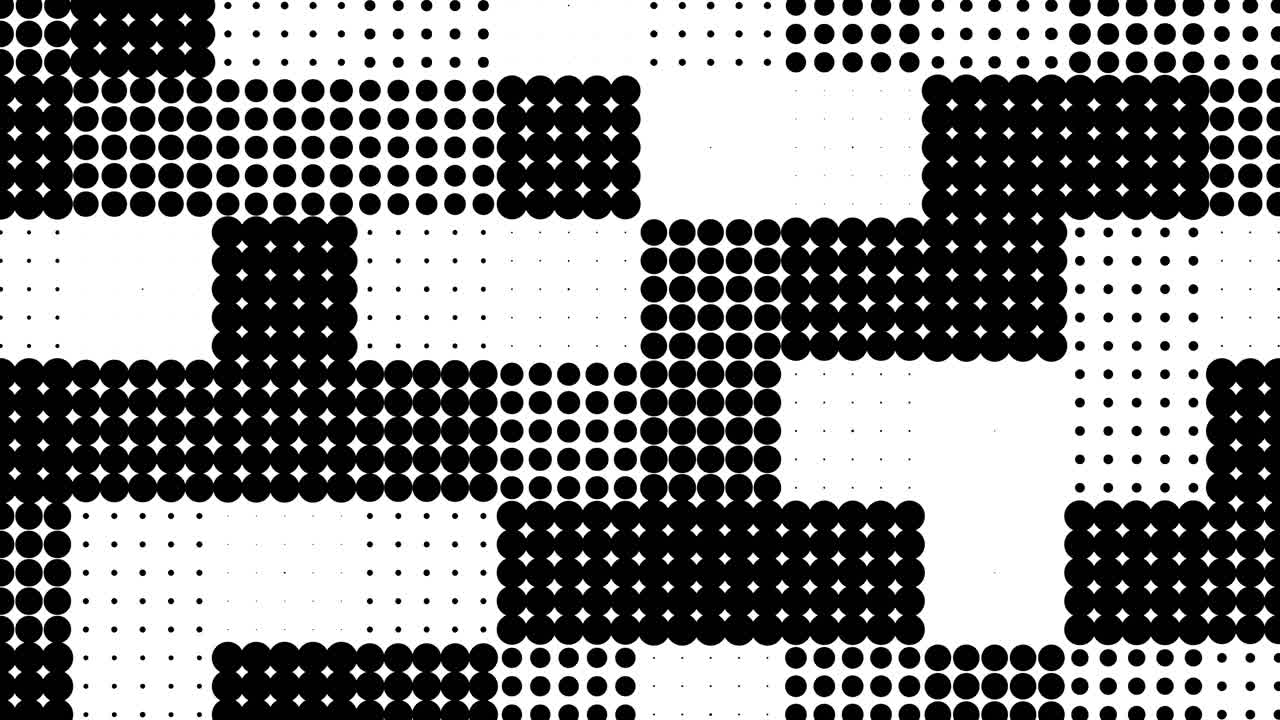 Checkered grid repeating black and white square pattern