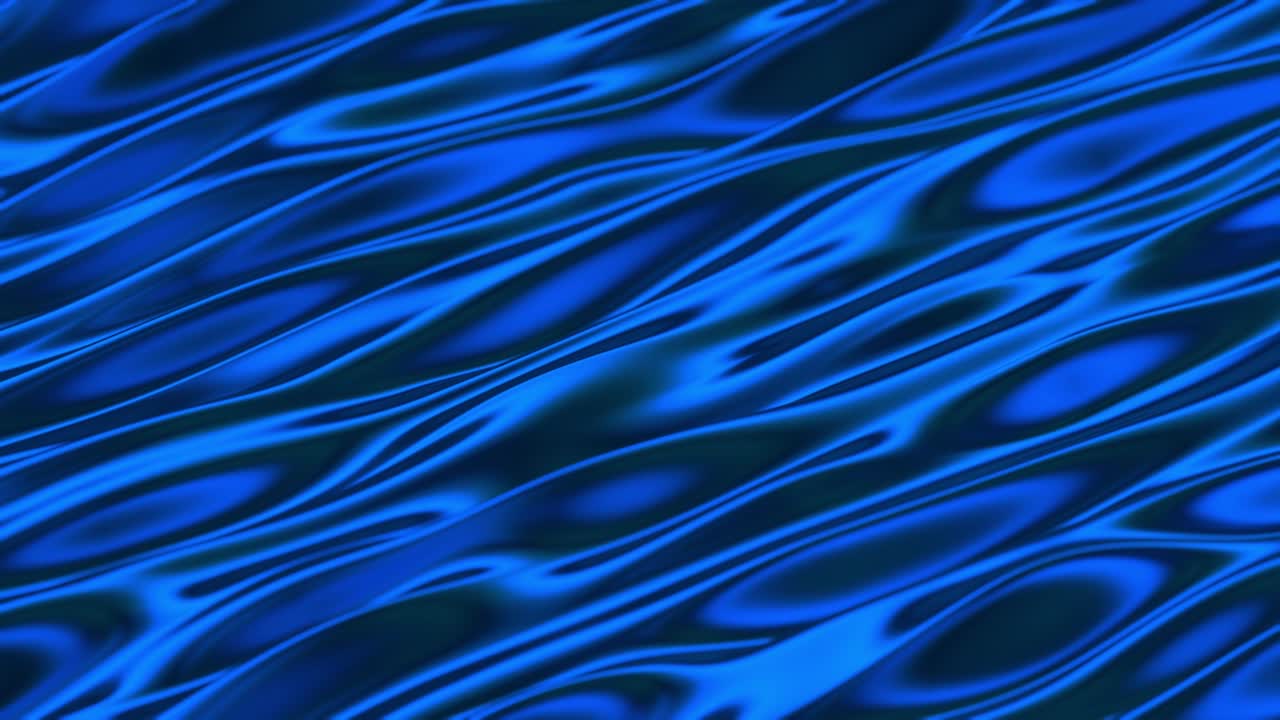 블루 메탈릭 실크 웨이브