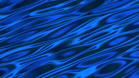 ondas de seda metálica azul