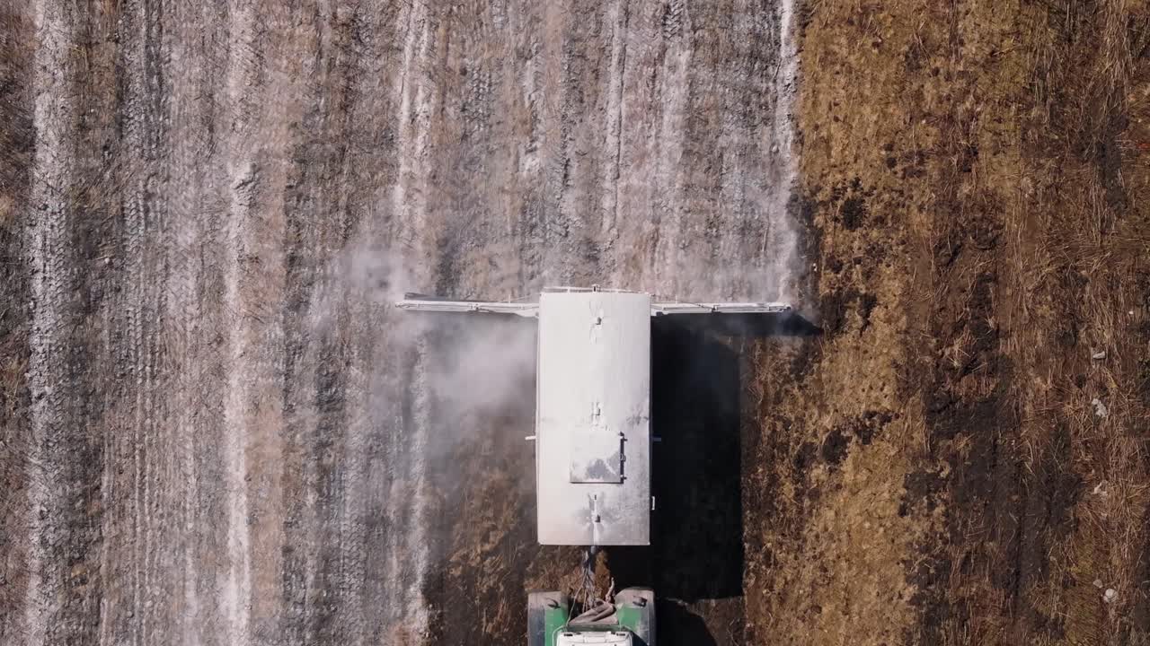 Dust Suppression Application Method Over Agricultural Land