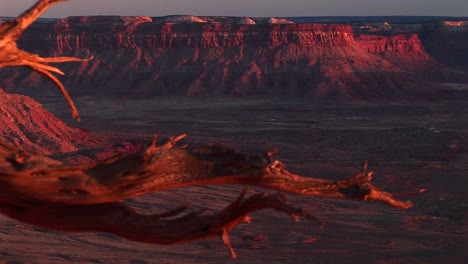 Mediumshot-Of-The-La-Sal-Mountains-In-Canyonlands-National-Park-Utah