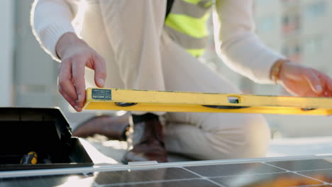 photovoltaic, solar panel and hands of maintenance