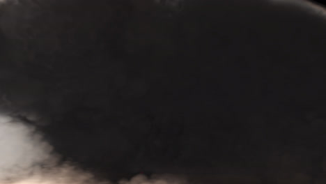 explosion and smoke