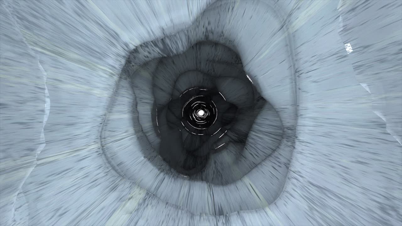 깊은 동굴 터널 추상적인 배경