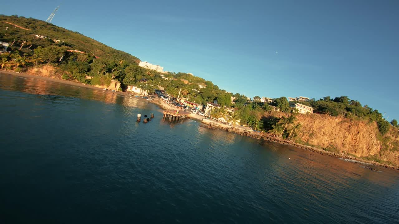 Pelicans at Sunset in Maunabo Puerto Rico \ FPV DRONE