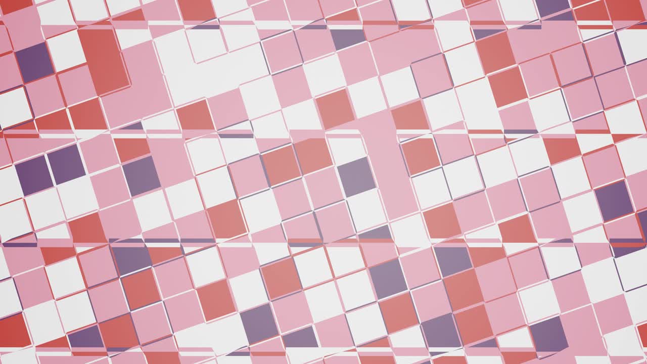 Abstract geometric shapes background. Seamless looping