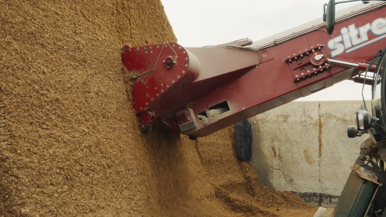 농기계는 많은 양의 동물 사료를 섭취합니다.