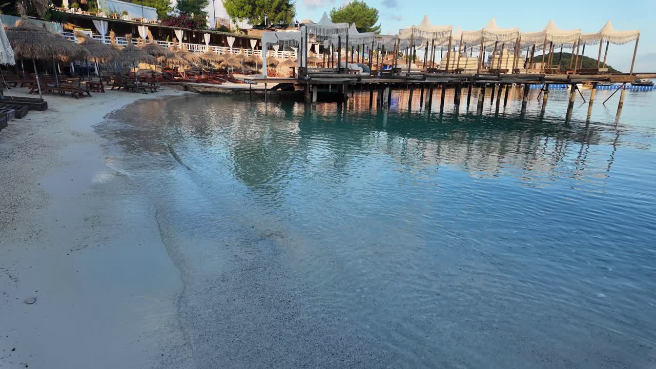 Ksamil Albania beach Maldives of Europe holiday destination summer break morning walk