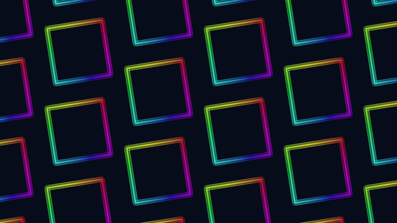 patrón de diamante geométrico líneas coloridas en fondo negro