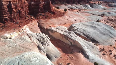 unusual natural landscape in paria canyon vermillion cliffs in utah, usa