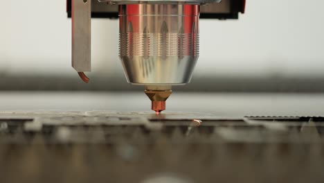 CNC-Laser-cutting-of-metal,-modern-industrial-technology.