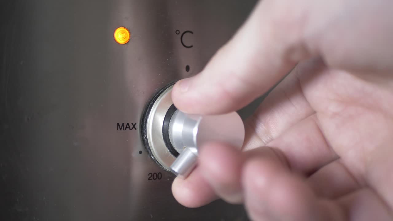 Turning the temperature to the maximum