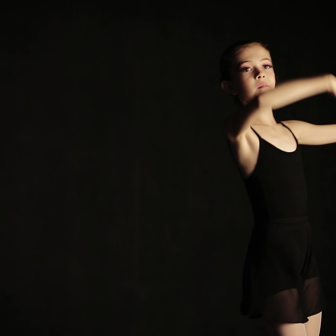 bailarina en tutu y punta