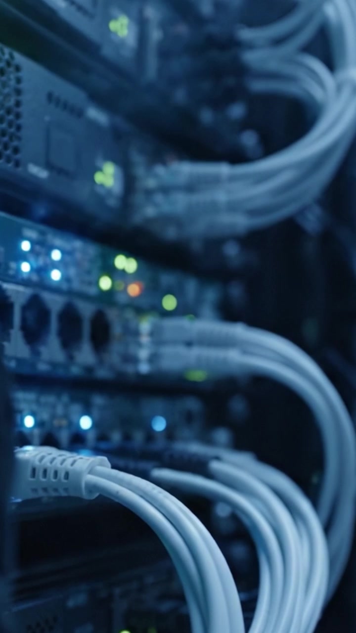 Esplorando la Rete Intricata dei Server di Dati: Un'Affascinante Panoramica sulla Gestione dei Cavi e la Connettività dei Server nella Tecnologia Moderna