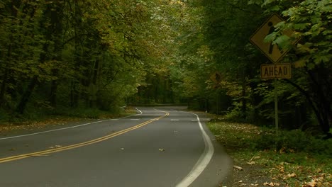 Calle-Rural-árida-Con-Paso-De-Peatones-Vacío