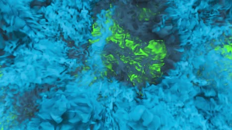explosión de líquido abstracto