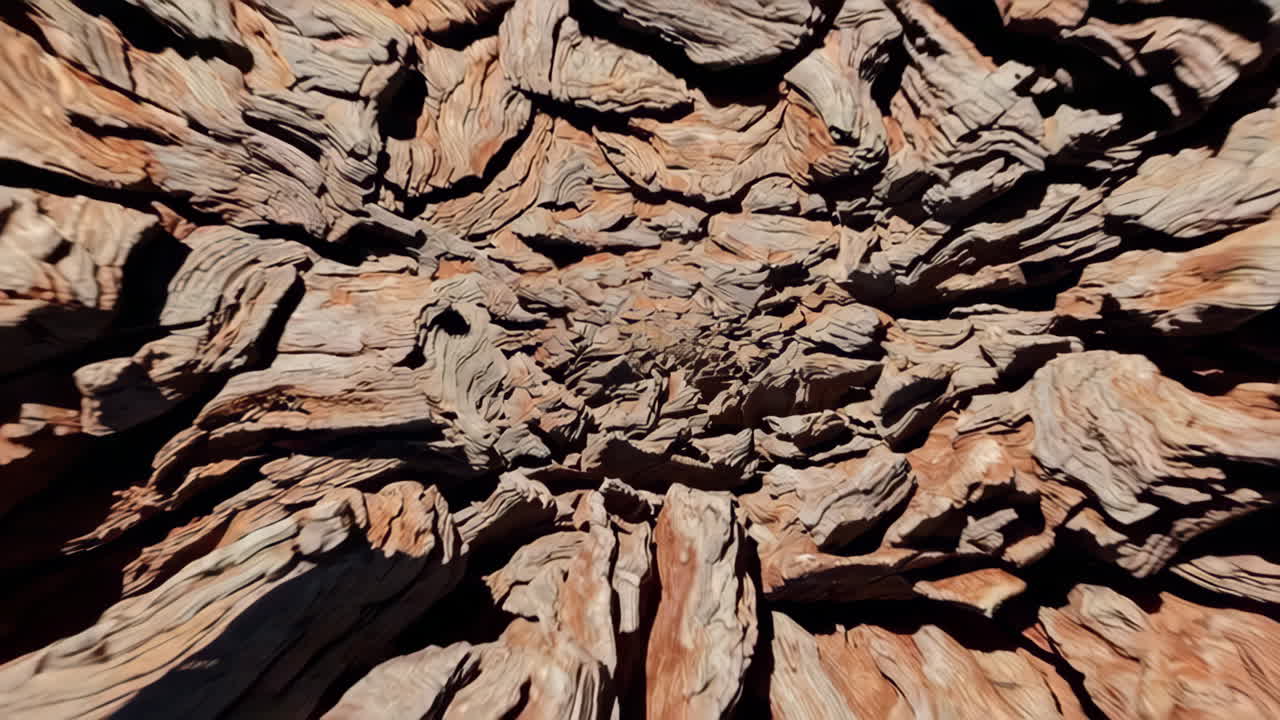 Abstract Radial Wood Texture