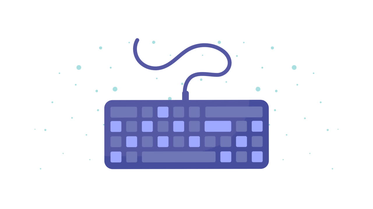 키보드 일러스트레이션