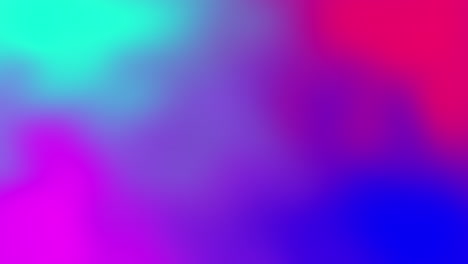Animation of changing shades of green, blue and pink