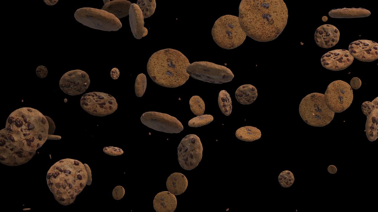 초콜릿  쿠키 루프 애니메이션