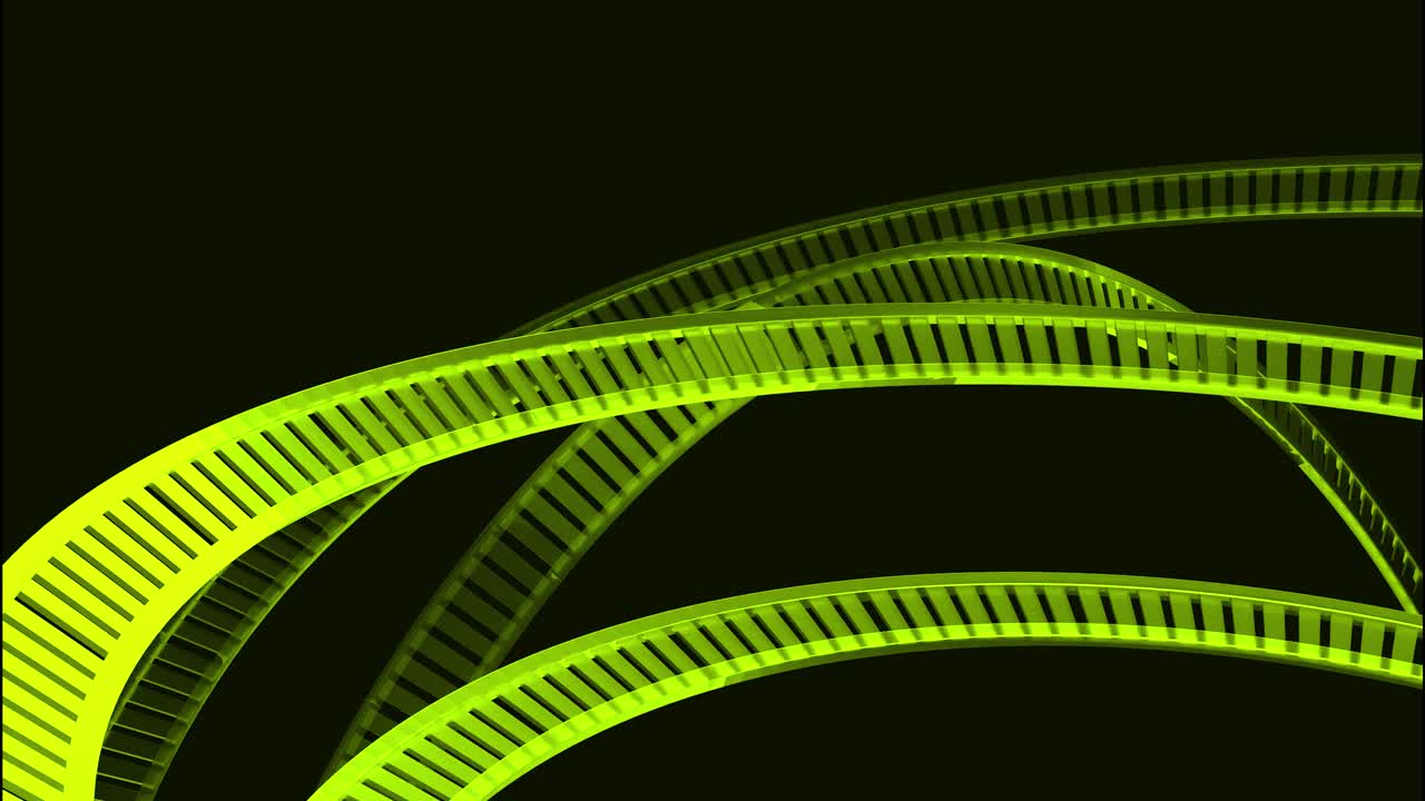 추상적인 녹색 기하학적 모양