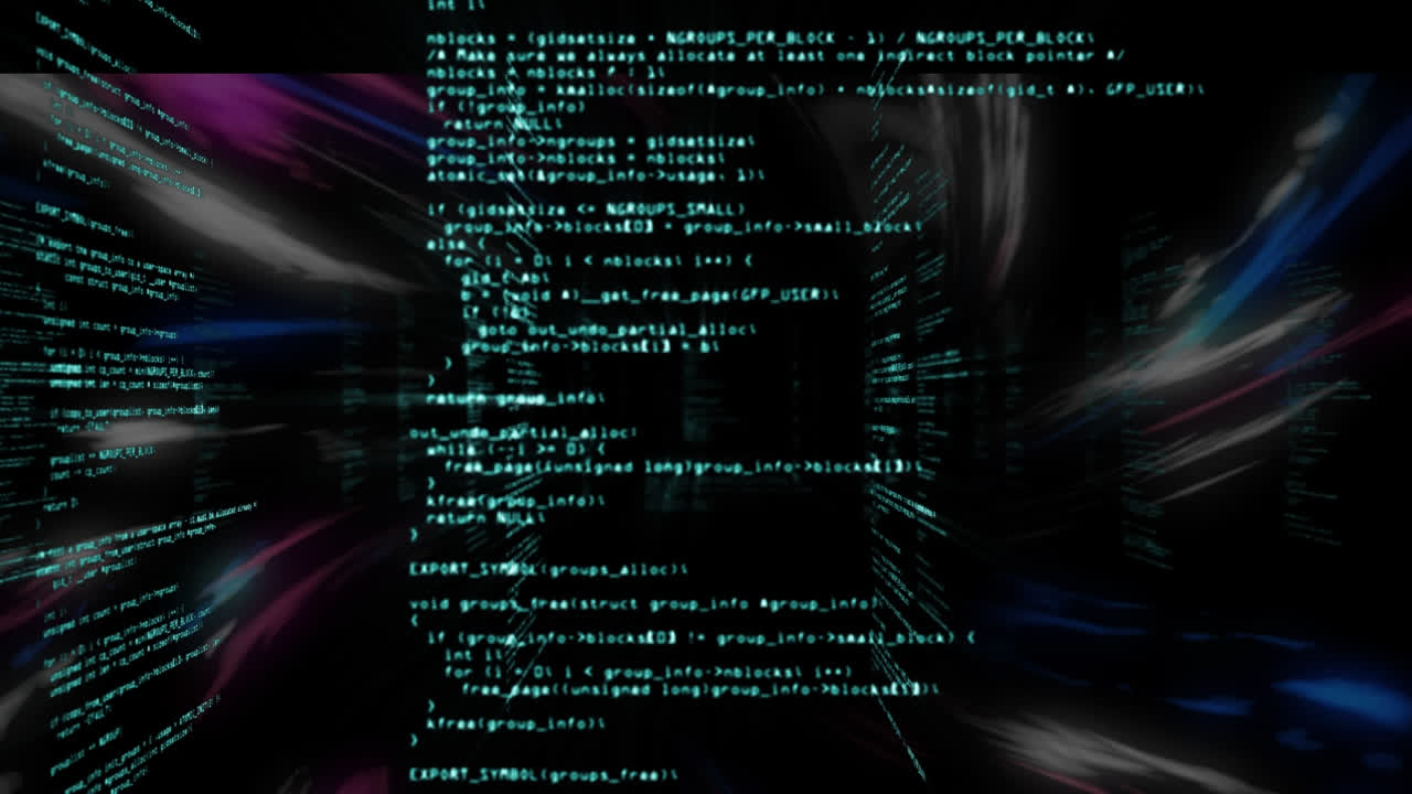 Animation of data processing over shapes