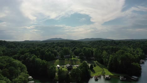 droning around lake lanier in cumming georgia