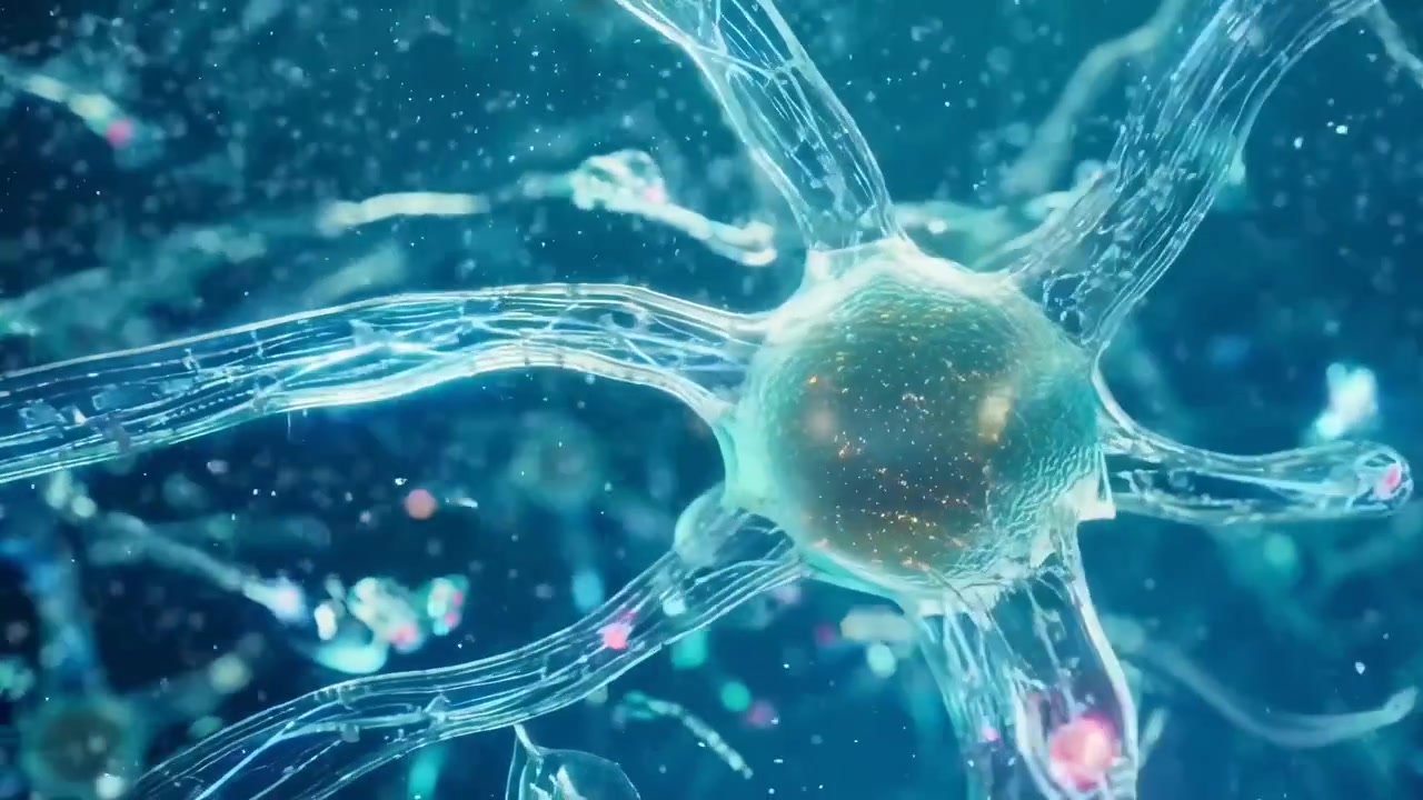 Neural Network Connections in Human Brain