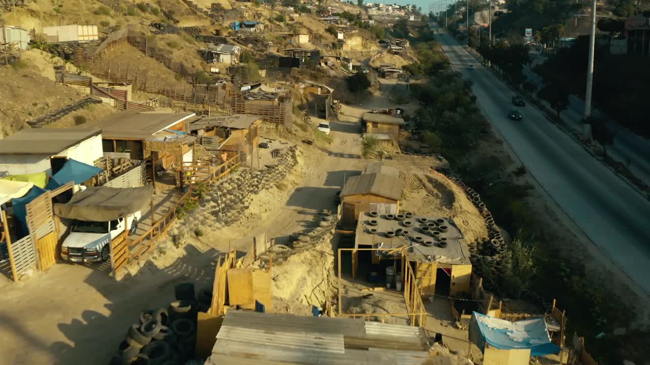 Paesaggio Rurale Città Tijuana Messico Veduta Aerea Case