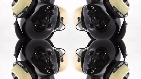 cabeza negra gira 4k 16