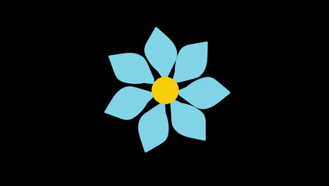 flower-blossom-icon-loop-Animation-video-transparent-background-with-alpha-channel