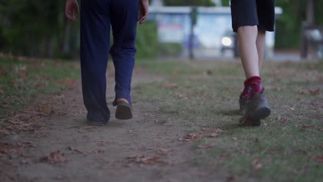 Muchachos-Caminando-Por-Un-Sendero-De-Tierra