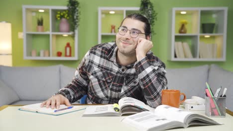 estudiante con sueños y metas.
