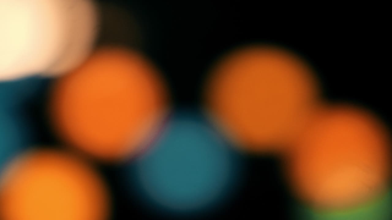Cerchi bokeh colorati per qualsiasi video 4K