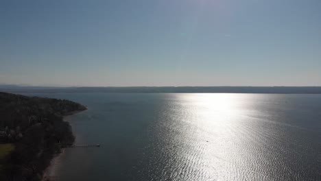 munich ammersee lake from above with a dji mavic air at 4k 30fps