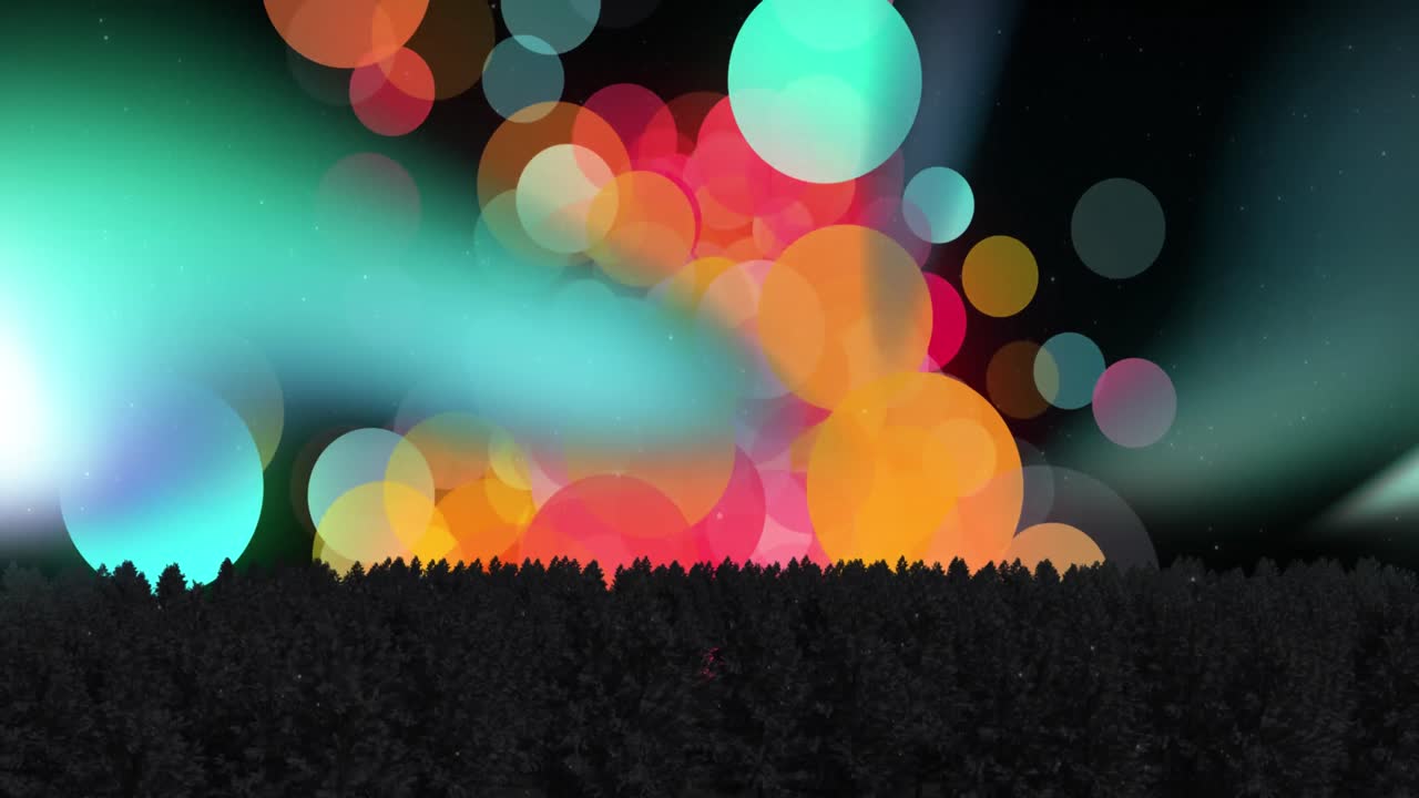 스 위의 크리스마스 에 피르 나무 의 애니메이션